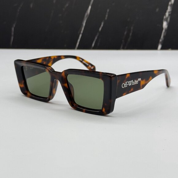 NEW OFF-WHITE SUNGLASSES, OFF-WHITE SAVANNAH HAVANA GREEN UNISEX EYEWEAR main image 5